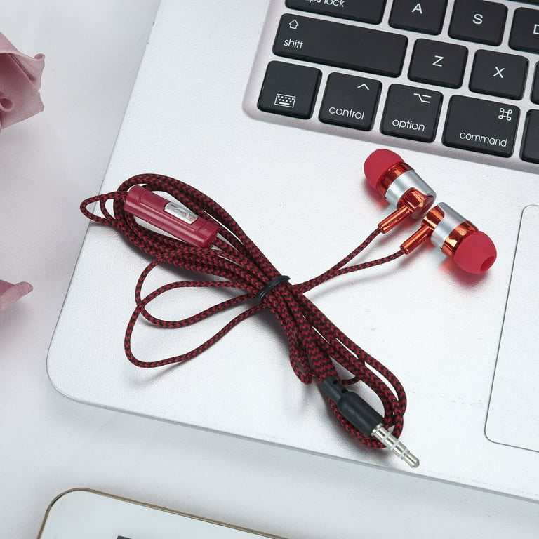 headset with mic headset with microphone for pc earbud in ear headphones Phone Earphone Earbuds 3.5mm Universal Stereo In Ear With Mic For Cell Headset Walmart