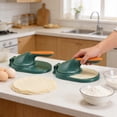 thumbnail image 3 of 2pc Tortilla Press 10 Inch, Manual Tortilla Maker Press Corn Tortillas Sugar Pancakes Dumpling Skin, Tortillera Presser Anti-Skid Dough Presser Tool Dough Presser Kitchen Gadget, Anti-slid Handle, 3 of 8