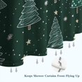 thumbnail image 6 of Dark Green Christmas Tree Pattern Shower Curtain 72"x84" ,Bathroom Decorative Shower Curtains Set with 12 Hooks,Modern Waterproof Washable Shower Curtain, 6 of 6
