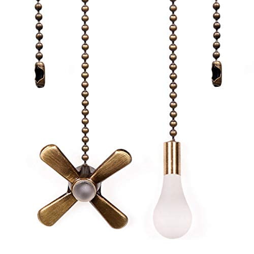 Ceiling Fan Pendant Lamp Pull Chains Beaded Ball Extension Set Connector Tool US 