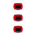 thumbnail image 1 of Soidarity Contador de pasos electrónico para caminar con pantalla LCD Contador de calorías Pequeño podómetro digital Fitness Jogging Rojo 3piezas, 1 of 6