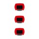 thumbnail image 4 of Wosthever Contador de pasos electrónico para caminar con pantalla LCD Contador de calorías Podómetro digital Impermeable Multifuncional Jogging Rojo Rojo 3piezas Wosthever CBP375039, 4 of 6