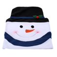thumbnail image 5 of Monstrate Juego de fundas para sillas de cocina con muñeco de nieve navideño negro 2piezas Monstrate CBP008882, 5 of 5
