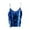 Blue, variant on Tank Top For Women Sequin Top Carnival Shiny Glitter Sleeveless Vest Solid Color Sparkle Camisole Top Fashion Summer Casual Outfit For Party V Neck