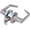 Silver, variant on Cortland Grade 2 Light-Duty Storeroom Lever, Satin Chrome