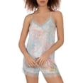 thumbnail image 1 of Midnight Bakery Ensemble Haut Cami Floral pour Femmes, 2 Pcs, Crème, Grand, 1 of 2