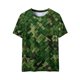 thumbnail image 4 of Ceisia Men's Slim Fit Woven Camouflage Print Crew Neck Short Sleeve Casual T-Shirt Gifts, 4 of 9