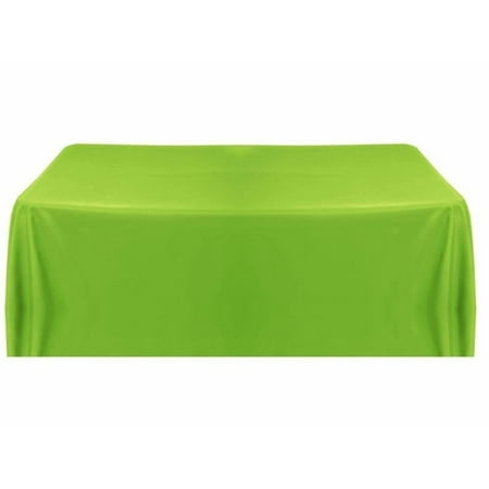 

20 pack 60 ×126 Seamless 100% Polyester Tablecloths 25 COLORS Wholesale Wedding (Color: Apple Green)
