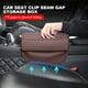 thumbnail image 3 of Asiento de coche Gap Filler Asiento de cuero PU Consola Bolsillo lateral Accesorios interiores del coche, 3 of 6