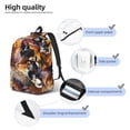 thumbnail image 4 of Yiaed Abstract Lion Painting Print Backpack, Premium Laptop Backpack, Travel Backpack for Women, Lightweight Backpacks, Comfortable Back Pack-Medium, 4 of 7
