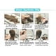 thumbnail image 5 of Teissuly Ladies Front Lace Wig Set Black Mid-length Curly Hair Simulation Wig 23.62inch Teissuly WER202401227181, 5 of 8