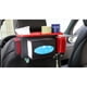 thumbnail image 4 of Organizador de asiento de coche de piel sintética que añade espacio extra. Bolsa de almacenamiento apta para pañuelos y teléfono. Negro rojo, 4 of 7