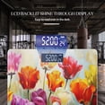 thumbnail image 3 of High Precision Body Weight Scale Smart Bathroom Scales with Large LCD Display(400lbs),Decorative for Bedroom-Flowering Red Poppies Plant Elegant, 3 of 4