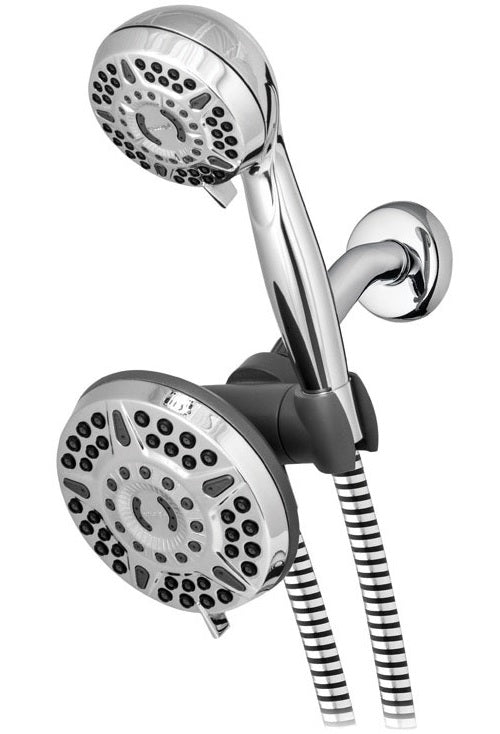 Waterpik Waterpik XET633E/644E PowerPulse Massge 6 Settings Showerhead Combo, 1.8 Gpm