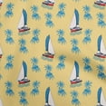 thumbnail image 1 of oneOone Viscose Chiffon Yellow Fabric Beach Diy Clothing Quilting Fabric Print Fabric By Yard 42 Inch Wide, 1 of 4