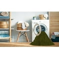 thumbnail image 2 of Ahgly Company Machine Washable Indoor Rectangle Transitional Olive Green Area Rugs, 3' x 5', 2 of 7