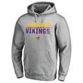 thumbnail image 2 of Men's Ash Minnesota Vikings Iconic Collection Fade Out Pullover Hoodie, 2 of 3