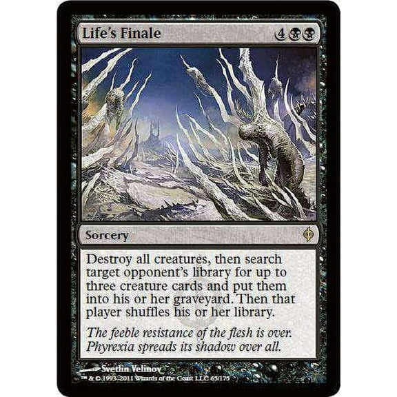 MtG New Phyrexia Rare Life's Finale #65