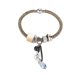 thumbnail image 1 of Joyería de pulsera con colgante de cristal de aleación de diamantes de imitación de personalidad brillante (oro), 1 of 2