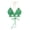 Green, variant on Womens Hollowed Out Crocheted Halterneck Beach Bikini Bras Vests Bohemian Knitted Flower Bustiers Crop Top Camisole