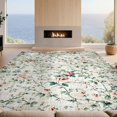 thumbnail image 2 of Design&I 4'x6' Ultra Soft Area Rug, Oval Vintage Dining Trailing Vines Distressed Faded Wildflower None Fluffy Washable Non Shedding for Bedroom Living Room Home Office, 2 of 7