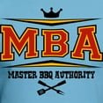 thumbnail image 3 of CafePress - MBA Barbecue Fitted T Shirt - Fitted T-Shirt, Vintage Fit Soft Cotton Tee, 3 of 4