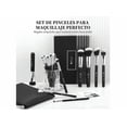 thumbnail image 2 of Xtellar 15 Piezas 100% Brochas Para Maquillaje Color Negro, 2 of 4
