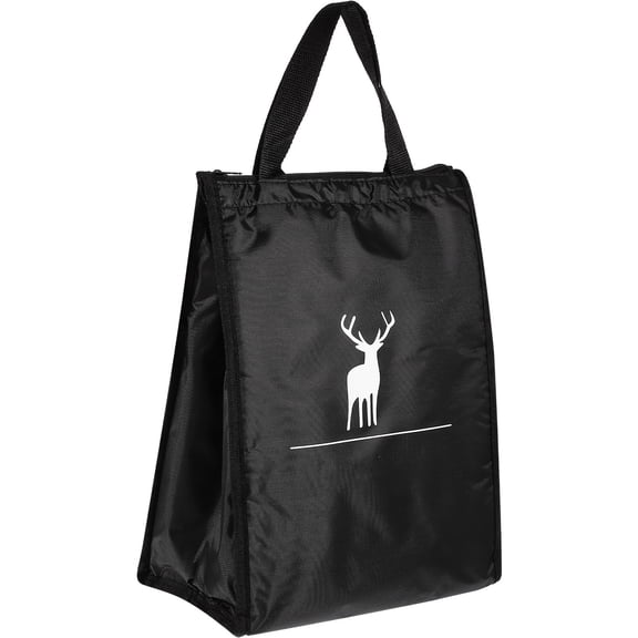 ibasenice Portable Bento Box Holder Insulation Bag with Zipper for Heat Preservation and Easy Carrying