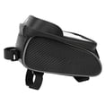 thumbnail image 4 of Bicycle Bag, 1.2L Capacity Mobile Phone Bike Bag, Polyester Straw Mat Bike Bag For Outdoor, 4 of 8