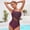 Purple, variant on Top-kevin Tummy Control One Piece Swimsuits for Women Slimming Bathing Suits Twist Push Up Swimwear