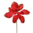 thumbnail image 1 of Vickerman QG190403 11 in. Red Magnolia Glitter Spray - 6 per Bag, 1 of 2