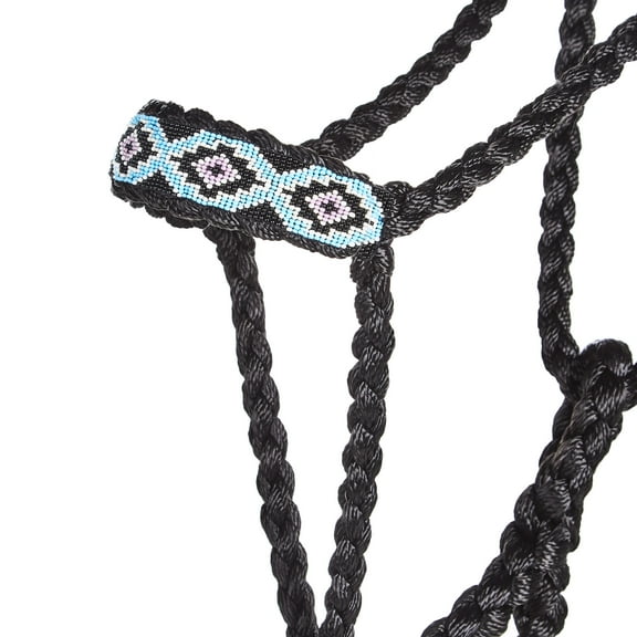 Black Beaded Halter w/10ft Lead