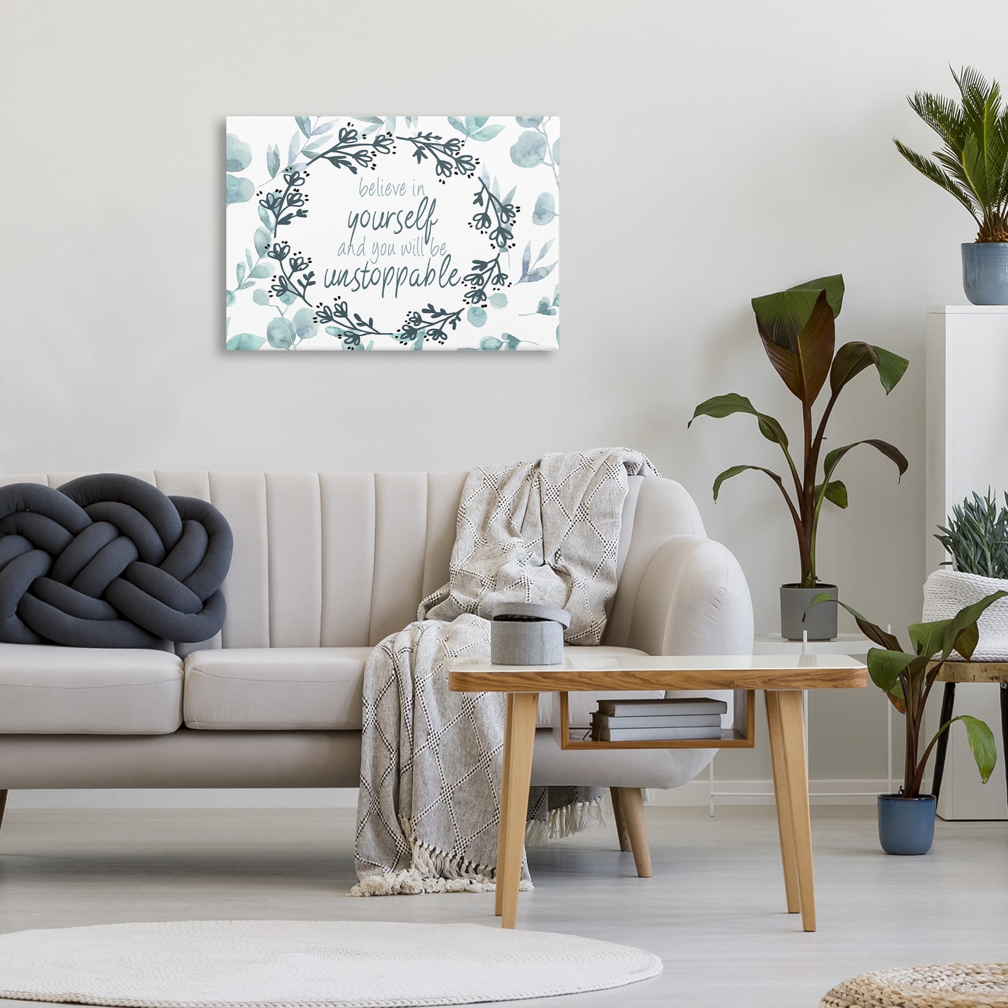 Stupell Industries You Will Be Unstoppable Canvas Wall Art, design by Kim Allen