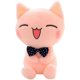 thumbnail image 1 of Muñeca rellena linda de felpa YONGSHENG gato rosado altura 11 o 18, 1 of 5