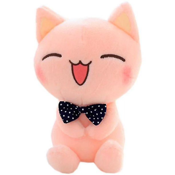 Muñeca rellena linda de felpa YONGSHENG gato rosado altura 11 o 18