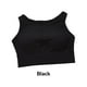 thumbnail image 5 of Sonducket Camiseta sin mangas elástica transpirable para el pecho, carpeta de cuello redondo, carpetas de pecho seco para mujer, para correr, Prendas para la parte del cuerpo Negro, 5 of 6