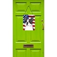 thumbnail image 2 of Carolines Treasures SS4021DS1216 USA American Flag with Boston Terrier Wall or Door Hanging Prints 12x16 multicolor, 2 of 2
