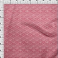 thumbnail image 3 of oneOone Cotton Jersey Rose Pink Fabric Block Diy Clothing Quilting Fabric Print Fabric By Yard 58 Inch Wide, 3 of 4