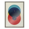 thumbnail image 2 of Blake Colorful Records 18 in x 24 in Framed Painting Art Prints, by Kate and Laurel, 2 of 6