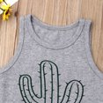 thumbnail image 4 of Diconna Ensemble Mode Garçon Cactus Imprimé Haut Sans Manches et Short, 4 of 6