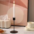 thumbnail image 4 of simhoa Candle Holder for Pillar Candles Candle Stand Iron Stable Base Table Centerpiece Black S, 4 of 8
