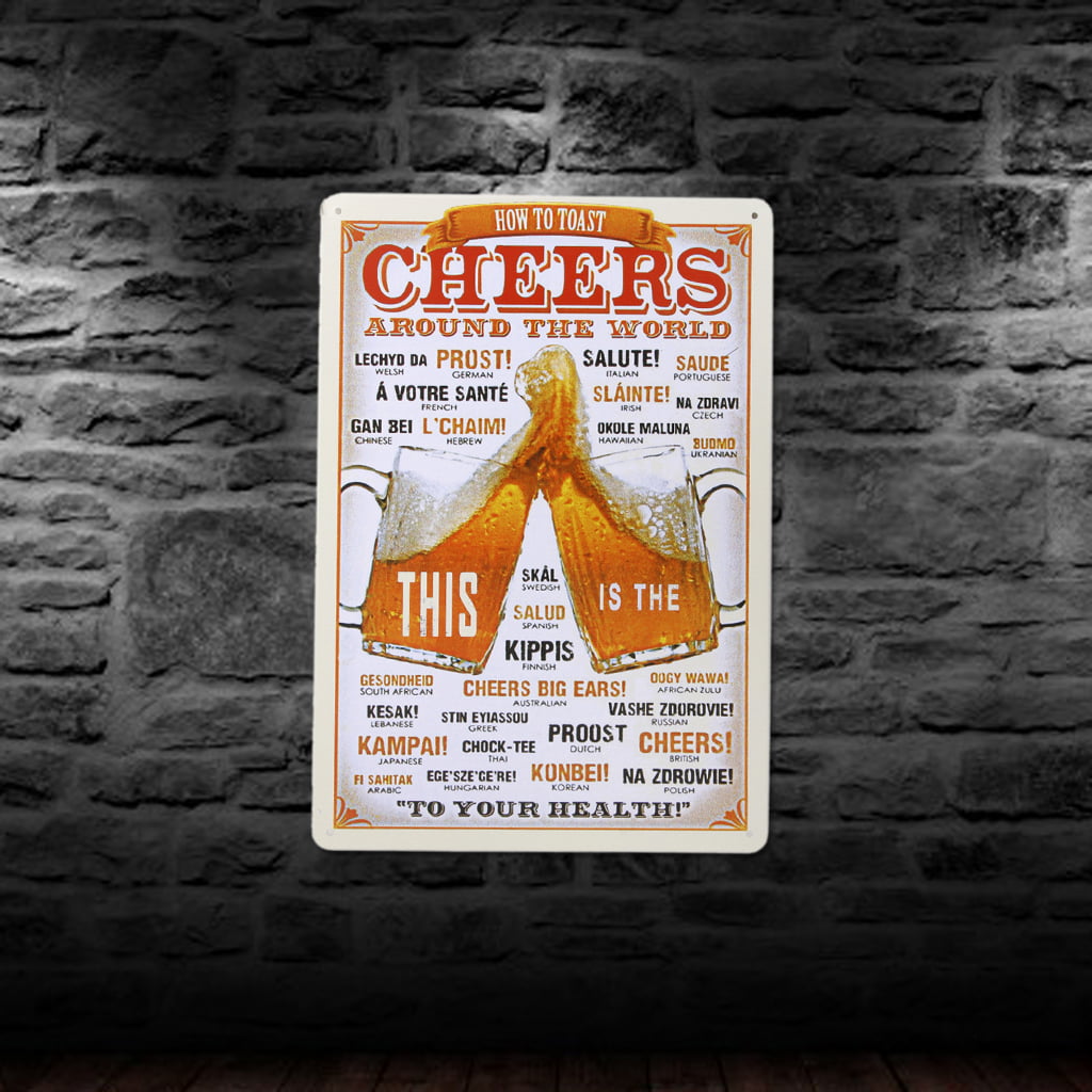 20x30cm Metal Sign Tin Poster Vintage Tavern Chic Bar Plaque Decor Motor #a 