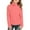 Orange, variant on Girls Long Sleeve Turtleneck Pullover Sweater Soft Knit Lightweight Casual Top for Autumn Winter Comfort