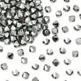 thumbnail image 3 of Crystal Beads Czech Crystal Bicone 2x 4mm(451 69 302 Rondelle) 23980 27200 Jet Hematite, 3 of 4