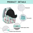 thumbnail image 4 of Cute Elephant Pattern Backpack - Durable Waterproof Bookbag for College, Trendy Laptop Backpack for Work, Comfortable Straps, Elephant Themed Gift, 4 of 6
