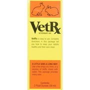 VetRx Rabbit Veterinary Aid تخفيف التهابات الجهاز التنفسي السعوط عث الأذن 2oz