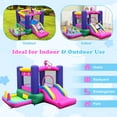 thumbnail image 4 of Patiojoy Inflatable Bounce Castle Kids Bounce House Bouncy Castle with Slide Basketball Hoop & Ball Pit, 4 of 9