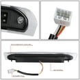thumbnail image 4 of DNA Motoring For 02-09 Dodge Ram 3D LED Tube Bar Third 3RD Brake Tail light Cargo Lamp Black, 4 of 5