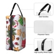 thumbnail image 3 of Goofa Christmas Gingerbread Cookies Printed Toiletry Bag with Handle,Large Capacity Travel Makeup Cosmetic Bag for Women, Carry on Airport Airline Compliant Bag, 3 of 9
