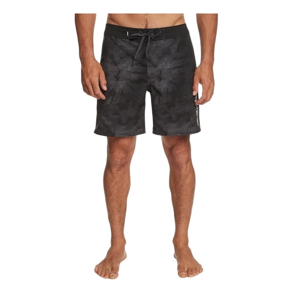 Short Quiksilver Hombre Caballero Playa Casual Taxer Print negro M